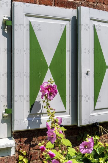 Characterist houses in the Dutch Quarter of Potsdam, Brandenburg, Germany