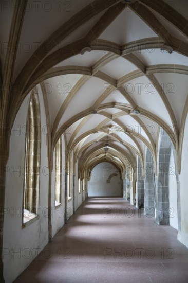Cloister, Blaubeuren Abbey, Swabian Jura, Baden-Württemberg, Germany