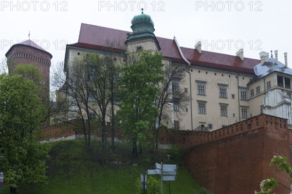 Castle complex on Wavelhügel, Krakow, Poland