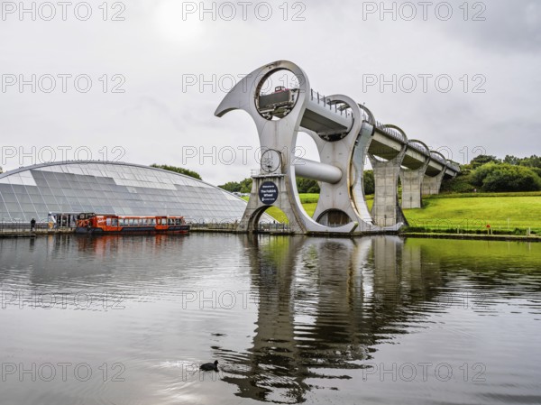 Falkirk Wheel, Forth and Clyde Canal, Falkirk, Scotland, UK