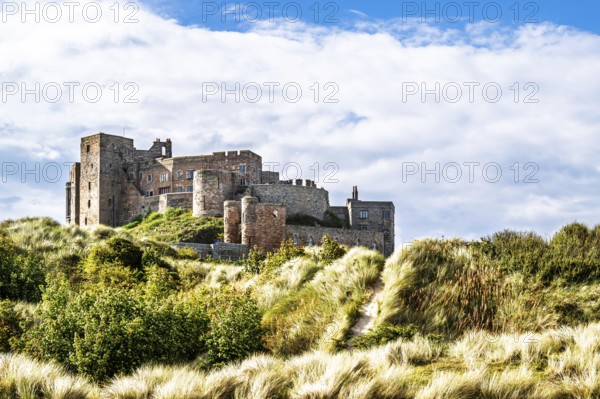 Bamburgh Castle, Northumberland, Northeast Coast, England, UK