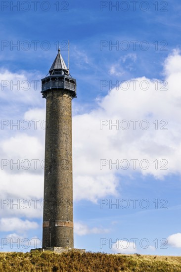 Waterloo Monument over Scottish fields and farms, Jedburgh, Scotland, UK