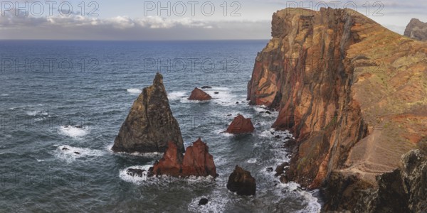 North coast, volcanic peninsula, Ponta de São Lourenço, Ponta de Sao Lourenco, rocky coast, Punta de San Lorenzo, Madeira, Portugal
