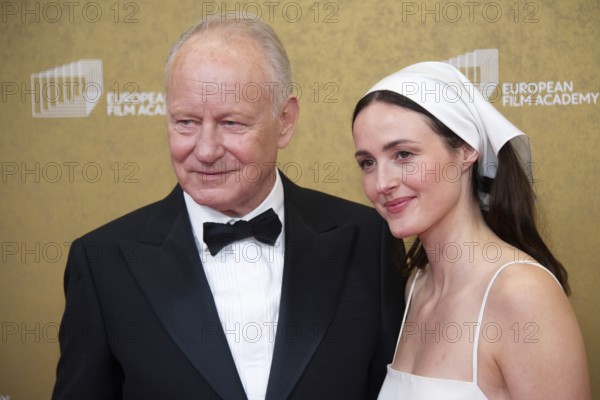 Stellan Skarsgard, Renate Reinsve, EUROPEAN FILM AWARDS Berlin 2026, photo call at the House of World Cultures, Berlin, 17.01.2026