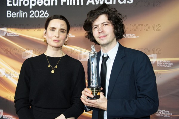 Sophie Mas and Ugo Bienvenu, EUROPEAN FILM AWARDS Berlin 2026, Photo Call at the House of World Cultures, Berlin, 17.01.2026