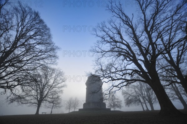 The Bismarck Tower Memorial near Augsburg, Bavaria, Germany