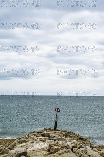 Hengistbury Head, Christchurch Head, English Channel, Dorset, England, United Kingdom