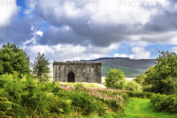 Hermitage Castle, Hermitage Water, Liddesdale, Roxburghshire, Newcastleton, Hawick, Scotland, UK