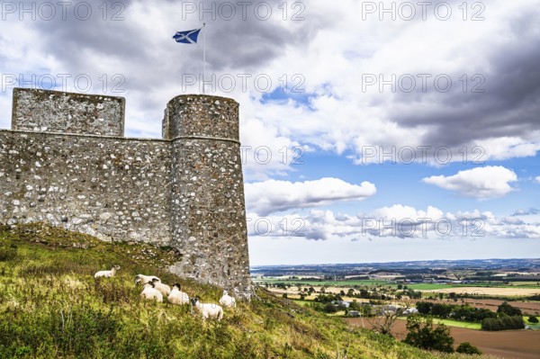 Hume Castle, Greenlaw, Scottish Borders, Scotland, UK