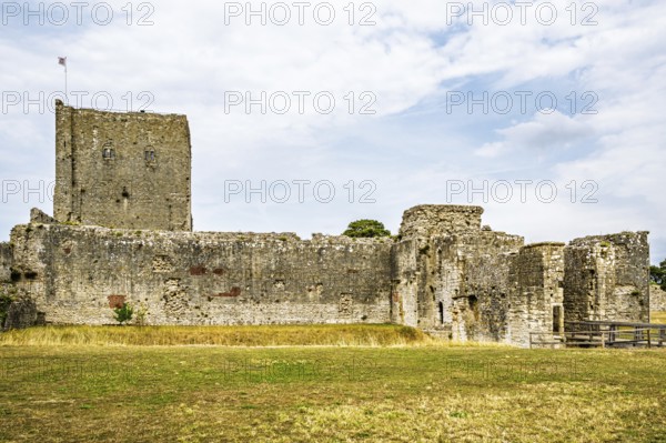 Ruins of Portchester Castle, Portchester, Fareham, Hampshire, UK
