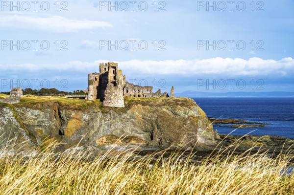 Ruins of Tantallon Castle, North Berwick, East Lothian, Scotland, UK