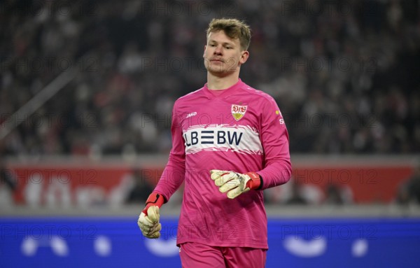 Goalkeeper Alexander Nübel VfB Stuttgart (33) MHPArena, MHP Arena Stuttgart, Baden-Württemberg, Germany