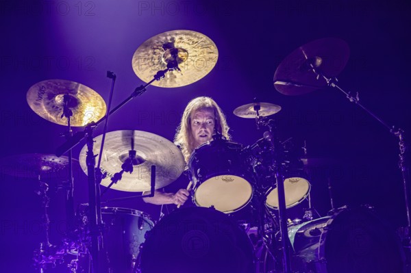 Ariën van Weesenbeek, drummer from Epica, live on Arcane Dimensions Tour 2026 at Munich's Zenith on 17.01.2026