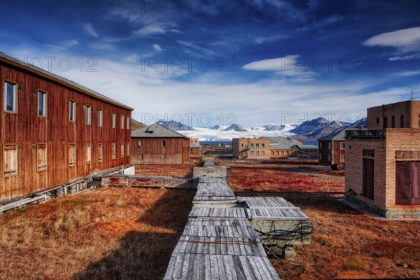 Pyramiden is a former Russian mining town located on the island of Spitsbergen, in the Svalbard archipelago, Norway
