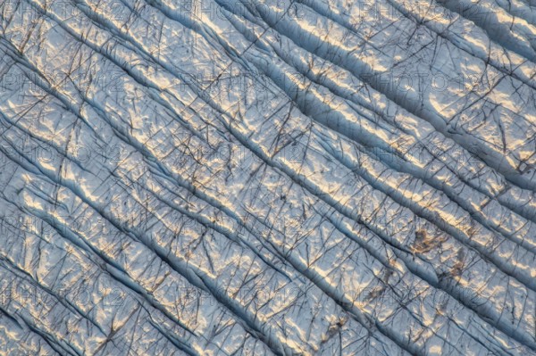Ice sheet in Greenland, Arctic landscape, frozen wilderness, glaciers and snow-covered terrain, Greenland geographically part of North America, politically part of the Kingdom of Denmark