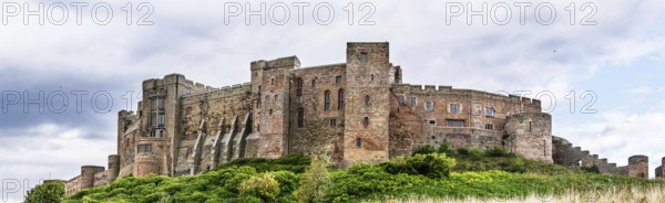Bamburgh Castle, Northumberland, Northeast Coast, England, UK