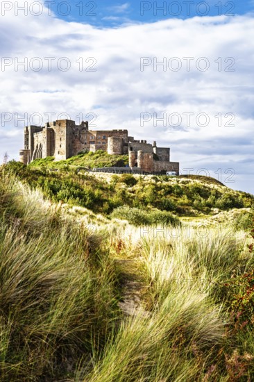 Bamburgh Castle, Northumberland, Northeast Coast, England, UK