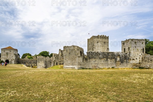 Ruins of Portchester Castle, Portchester, Fareham, Hampshire, UK