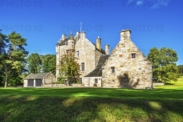 Ferniehirst Castle, Oxnam, Jedburgh, Scottish Borders, Roxburghshire, Scotland, UK