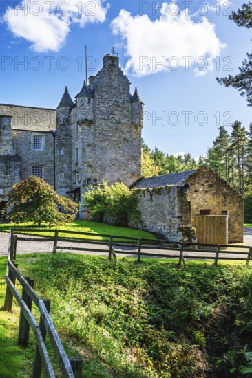 Ferniehirst Castle, Oxnam, Jedburgh, Scottish Borders, Roxburghshire, Scotland, UK