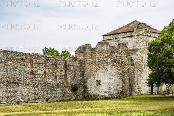 Ruins of Portchester Castle, Portchester, Fareham, Hampshire, UK