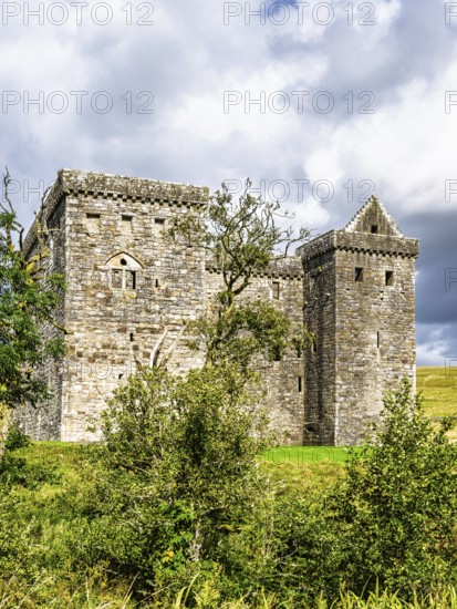 Hermitage Castle, Hermitage Water, Liddesdale, Roxburghshire, Newcastleton, Hawick, Scotland, UK