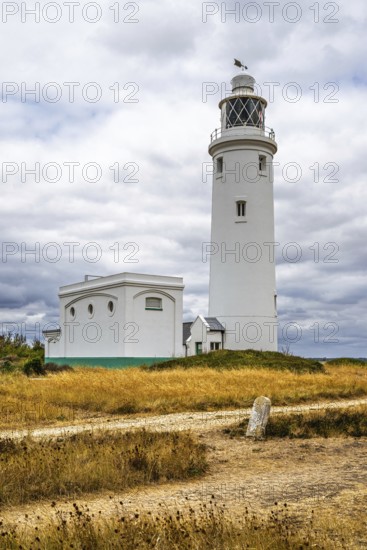 Hurst Point Lighthouse and Hurst Castle, Hurst Spit, Milford on Sea, Lymington, Hampshire, UK