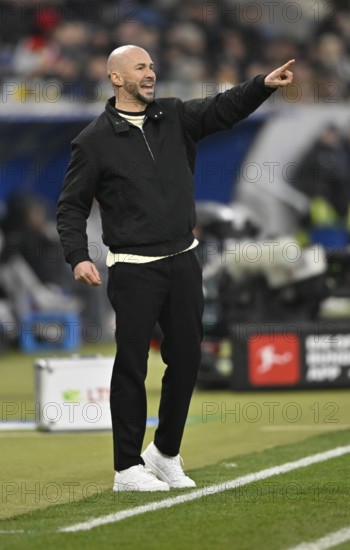 Coach coach Christian Ilzer TSG 1899 Hoffenheim on the sidelines Gesture PreZero Arena, Sinsheim, Baden-Württemberg, Germany