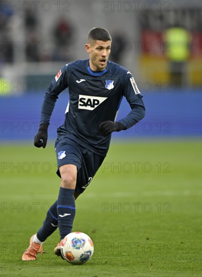 Andrej Kramaric TSG 1899 Hoffenheim (27) Action on the ball PreZero Arena, Sinsheim, Baden-Württemberg, Germany