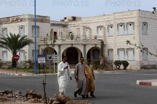 Historic Spanish Consulate in Sidi Ifni with Traditional Elements, Sidi Ifni, Guelmim-Oued Noun Region, Morocco