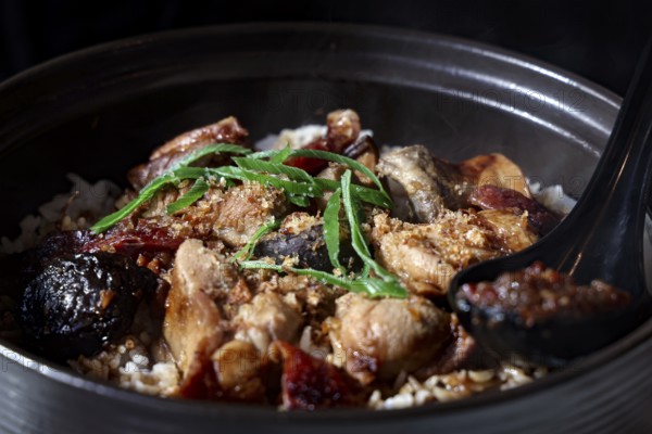 Asian dish in a bowl at the Penang restaurant in Wellington, Wellington, New Zealand