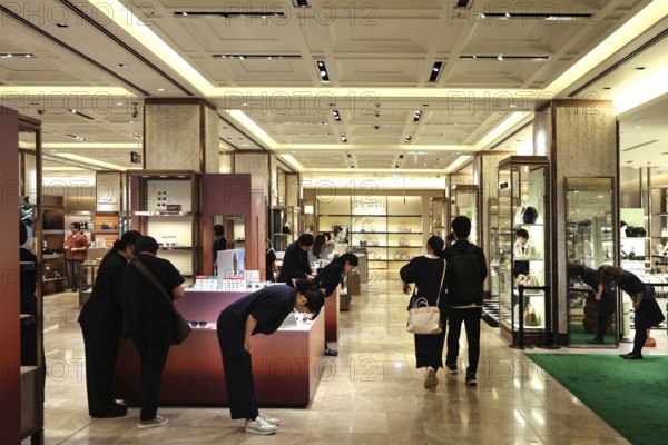 Elegant Mitsukoshi shopping center in Ginza with stylish decor, Tokyo, Tokyo, Japan