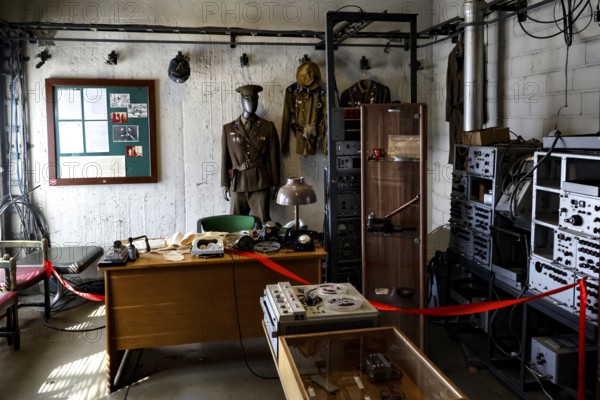 Former KGB office in Hotel Viru with historical objects and uniforms, Tallinn, Harjumaa, Estonia