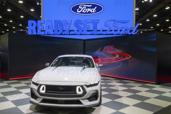 Detroit, Michigan USA - 14 January 2026 - The Ford Mustang RTR on display at the Detroit Auto Show