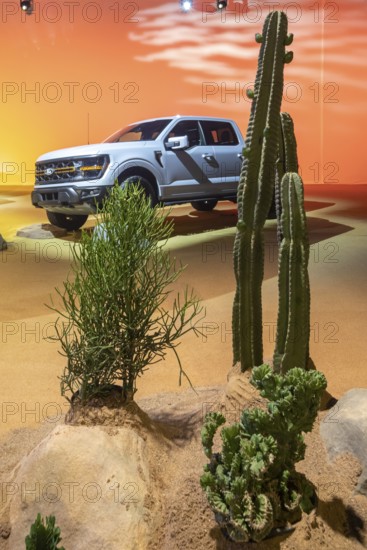 Detroit, Michigan USA - 13 January 2026 - Ford showed its off-road vehicles at the Detroit Auto Show