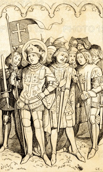 Wing of Cologne Cathedral, historical illustration 1869