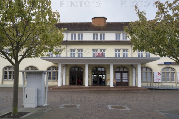 Train Station, Binz, Seebad, Rügen Island, Mecklenburg-Western Pomerania, Germany