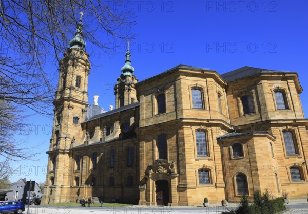 Pilgrimage church Basilica Vierzehnheiligen near Bad Staffelstein, Lichtenfels district, Gottesgarten region in the Upper Mainland, Upper Franconia, Bavaria, Germany