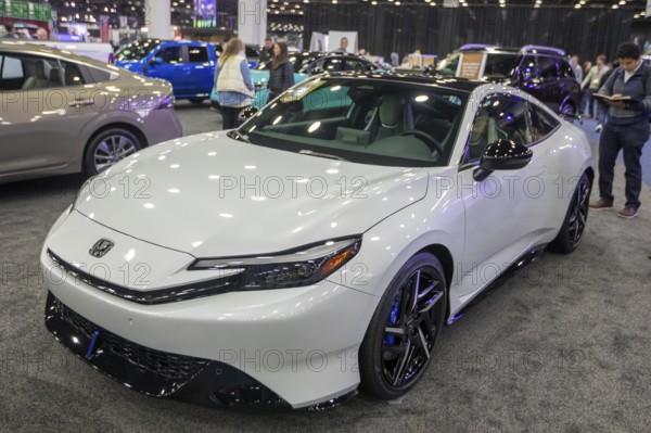 Detroit, Michigan USA - 14 January 2026 - The Honda Prelude on display at the Detroit Auto Show