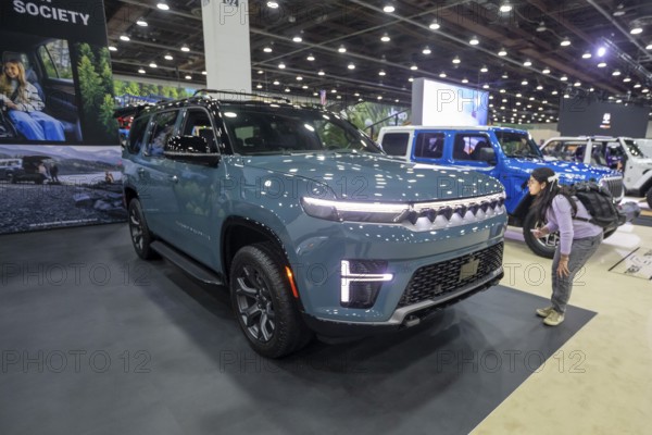 Detroit, Michigan USA - 14 January 2026 - The Jeep Grand Wagoneer on display at the Detroit Auto Show