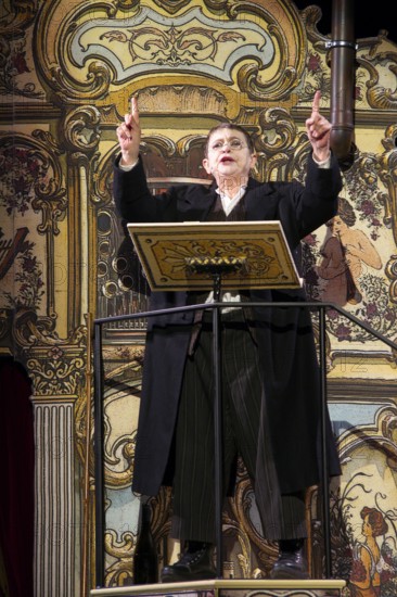 Katharina Thalbach, Wilhelm bush: Sauerkohl & Misetaten, photo rehearsal on 14.01.2026 in the comedy Am Kurfürstendamm in the Ernst-Reuter-Saal, Berlin, premiered on 20.01.2026