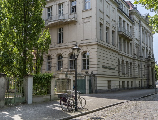 Einstein Gymnasium school building in downtown Potsdam, Brandenburg, Germany