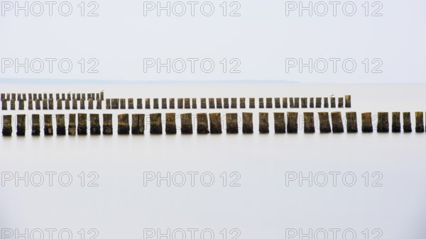 Grooves in the Baltic Sea near Zingst, Fischland-Darss-Zingst, Zingst, Mecklenburg-Western Pomerania, Germany