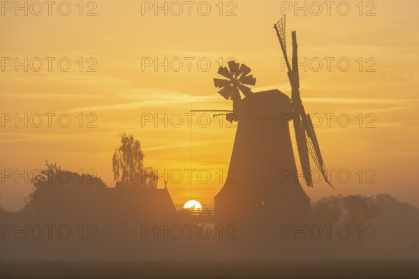 Messlinger Windmühle Petershagen, Petershagen, North Rhine-Westphalia, Germany