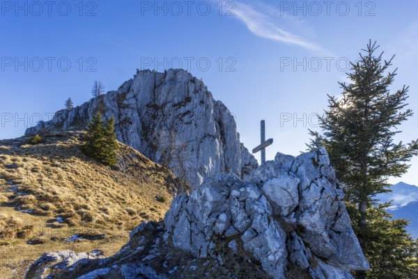 Sankt Wolfgang, Vormaueralm with Vormauerstein, Osterhorn Group, Salzkammergut, Upper Austria, Austria