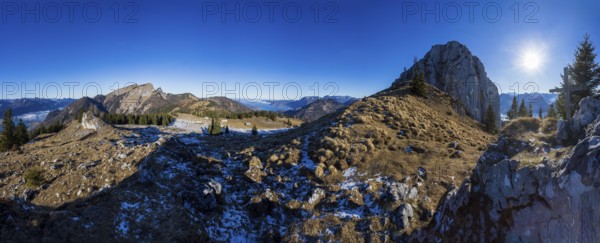 Sankt Wolfgang, Vormaueralm with Vormauerstein and Schafberg, Osterhorn Group, Salzkammergut, Upper Austria, Austria