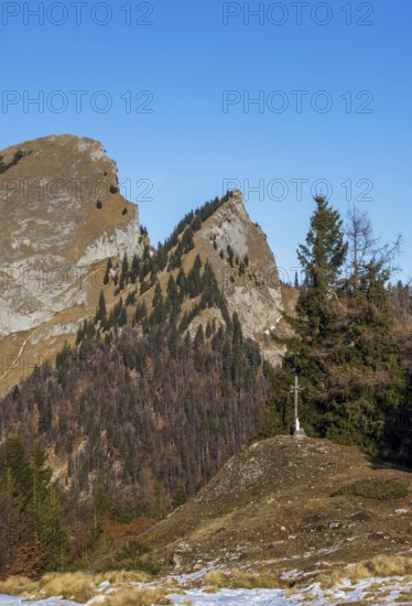 Sankt Wolfgang, Vormaueralm with Schafberg, Osterhorn Group, Salzkammergut, Upper Austria, Austria