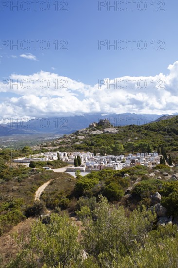 Calvi Cemetery, Haute Corse Department, Corsica, France