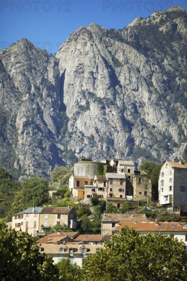 Corte mountain resort, Haute-Corse department, Corsica, Mediterranean Sea, France