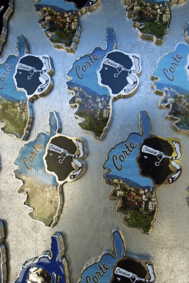 Corte Magnete, Souvenir, Corte mountain resort, Haute-Corse Department, Corsica, Mediterranean Sea, France